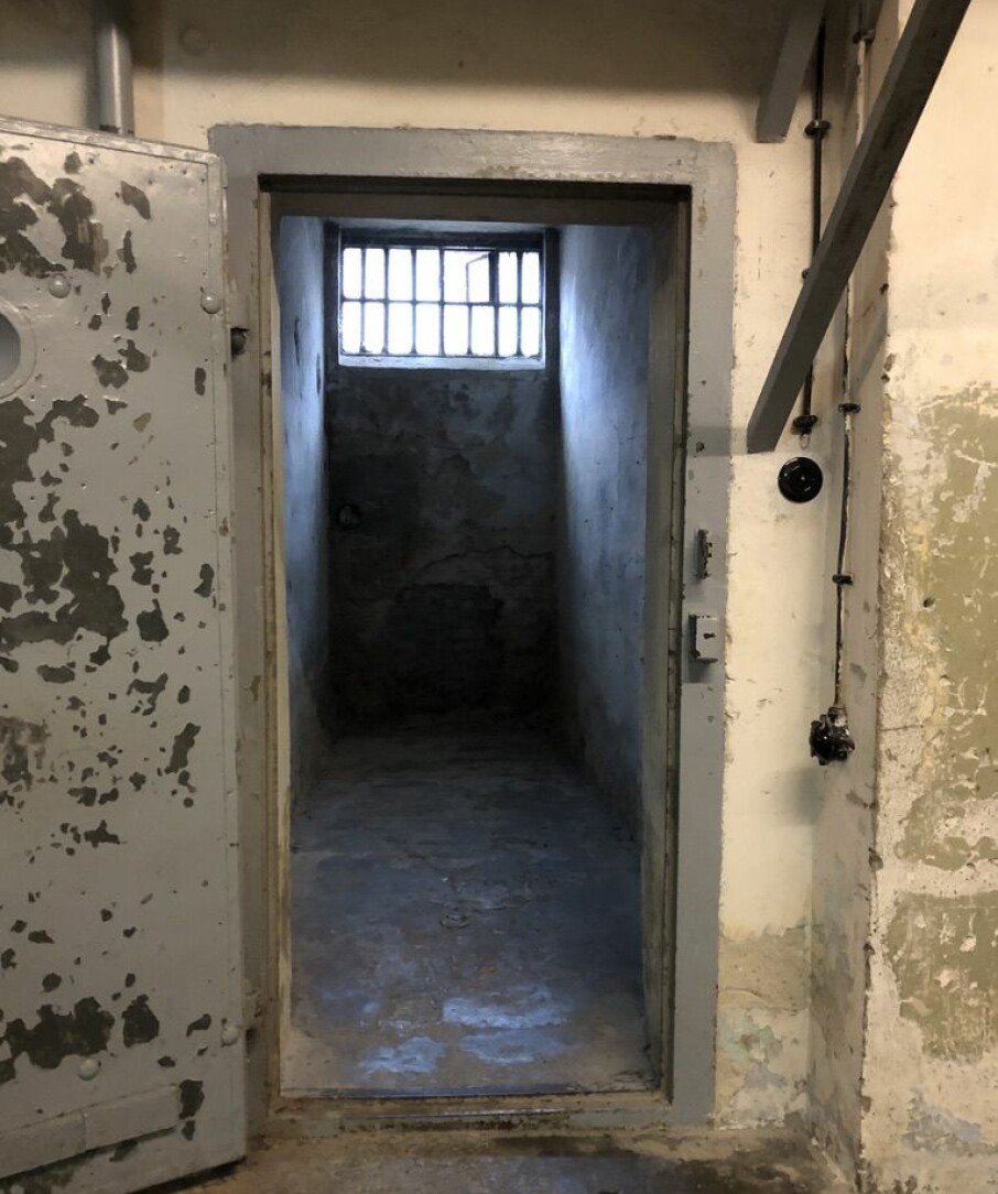 ISOLERT: En av rommene i ”ubåten” som fangene kaldte kjelleren cellene i fengselet.