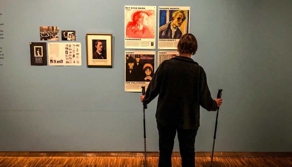 MUNCHS GAVE TIL OSLO: Etter Edvard Munchs død viste hans testamentet at hele hans kunstsamling og alle hans litterære arbeider skulle tilfalle Oslo kommune. FOTO: 300076