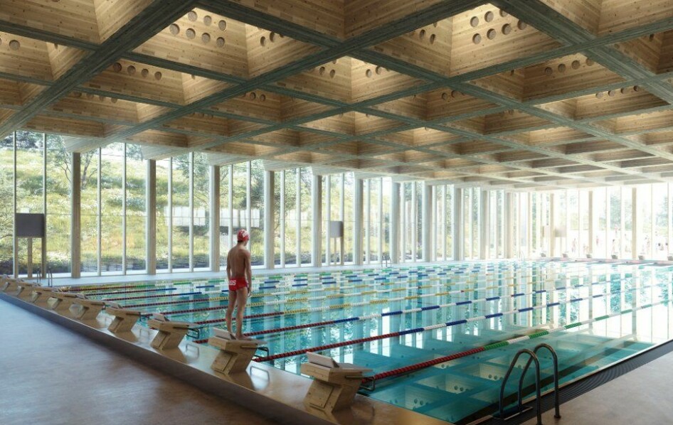 NYTT INNENDØRSBASSENG: Det nye bassenget vil være på 50x25 meter. FOTO: Illustrasjonsfoto