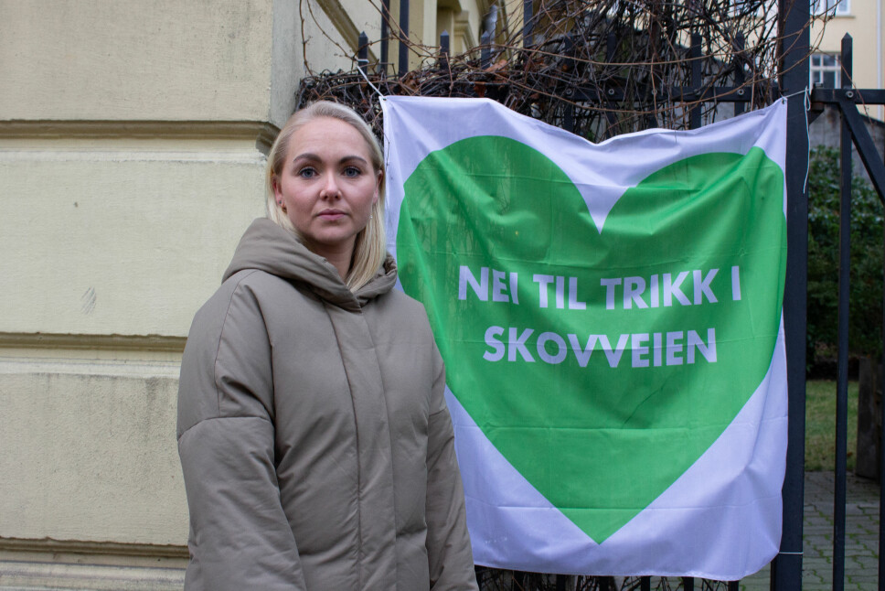 UENIG: Emilie Andresen er ikke enig i Ruter sitt nye forslag om trikk i Skovveien.