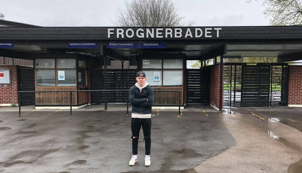 Isak Strum (20) er bekymret over utviklingen til Frognerbadet.