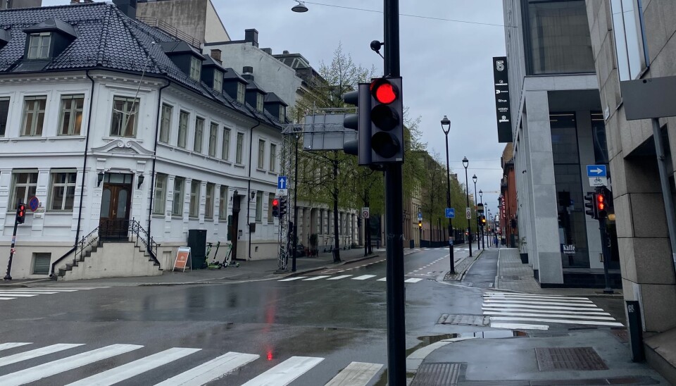 FORLENGET: Statens vegvesen har sørget for at lyskrysset nå har lenger tidsintervall mellom rødt lys