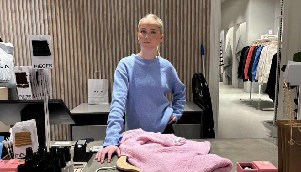 Butikkansatt Kristina Hager