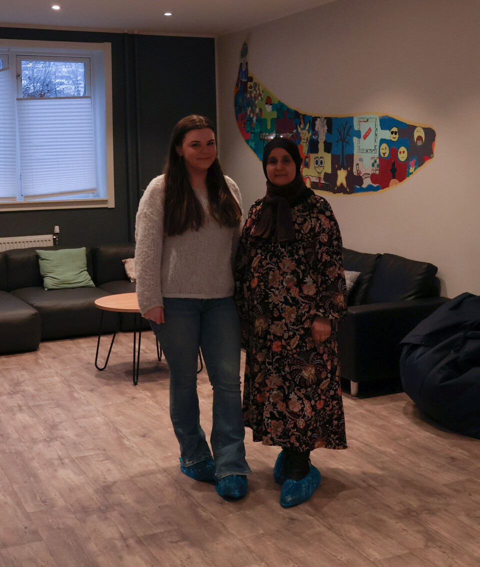 Gine Pedersen og Boshra Ajouti er skaperne av organisasjonen og fritidstilbudet 'Jentetreff'.