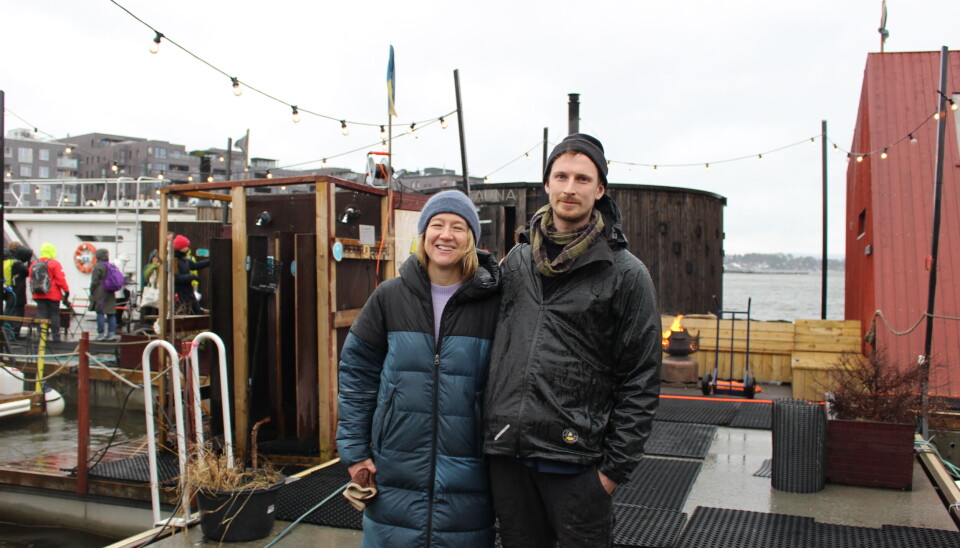Ragna Marie Fjell og Lucas Plummer vil ha en sunnere Oslofjord.