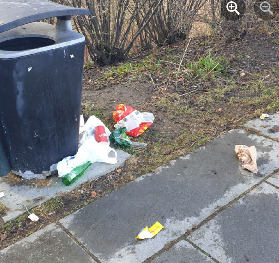 Ikke engang hunder vil gå rundt søppelkassene, vond lukt av alkohol sprenger i nesen når man går forbi.