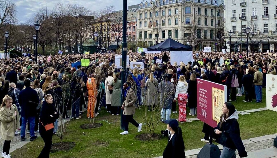 DEMONSTRASJON: Vi krever endring