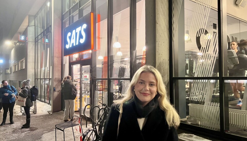Kø inn til Sats Bislett.