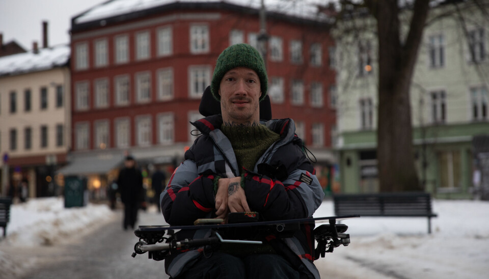 Daniel Blindheim på Olaf Ryes Plass