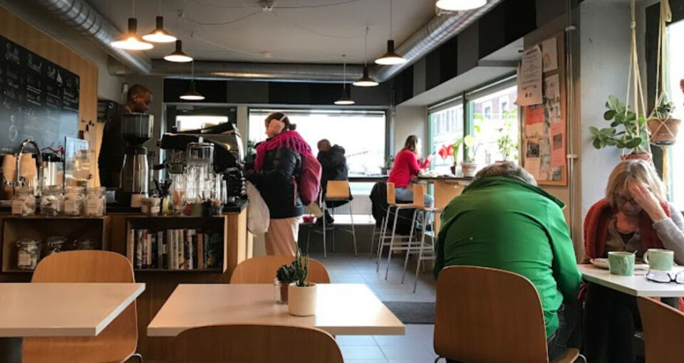 En vanlig dag på kaffeen på en tirsdag morgen