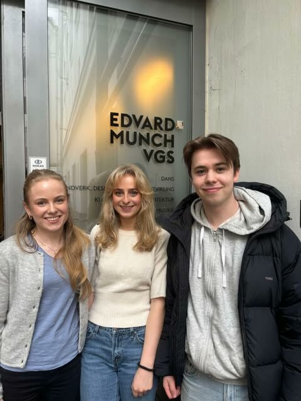 Elevene ved Edvard Munch VGS på St. Hanshaugen, er ikke fornøyde med vedtaket.