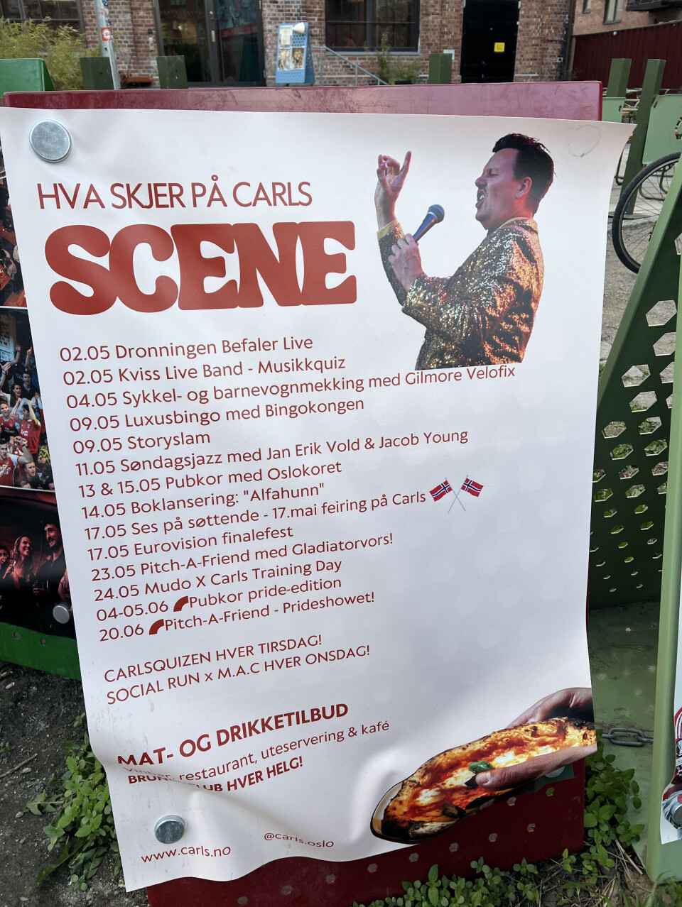 Carls har mange arrangementer i sine lokaler. Pubkor er også en stor favoritt.