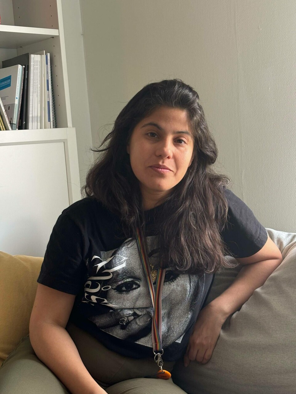 Laura Franco har selv tre barn ved Møllergata skole og sier det ikke er første gang Møllergata skole står i fare for nedleggelse.