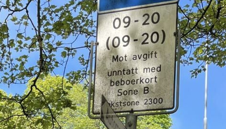 Du er ikke garantert plass selv om du har beboerparkering