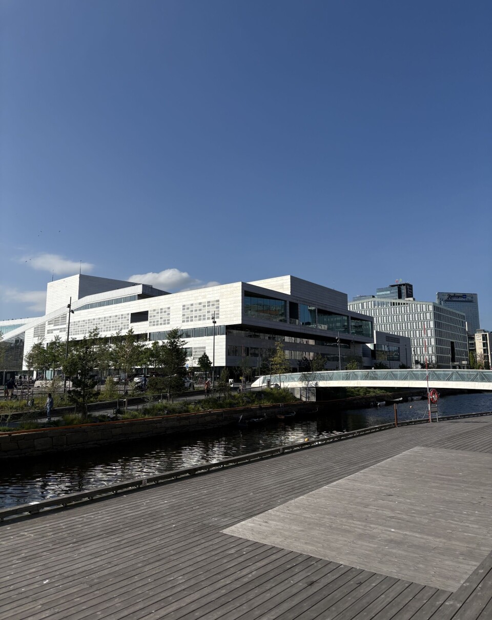 Ulykkesstedet ved Munch brygge.